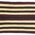 Navajo Classic Chief-style men's wearing blanket with bayeta:, $200,000 - 300,000