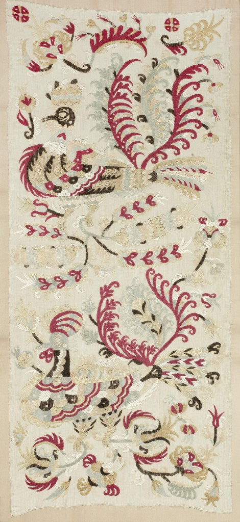 Skyros embroidered cushion cover, Greek islands, 18th century
