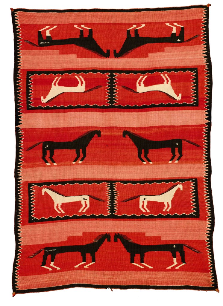 Navajo Early Regional Pictorial Blanket, $7,000 - 10,000 