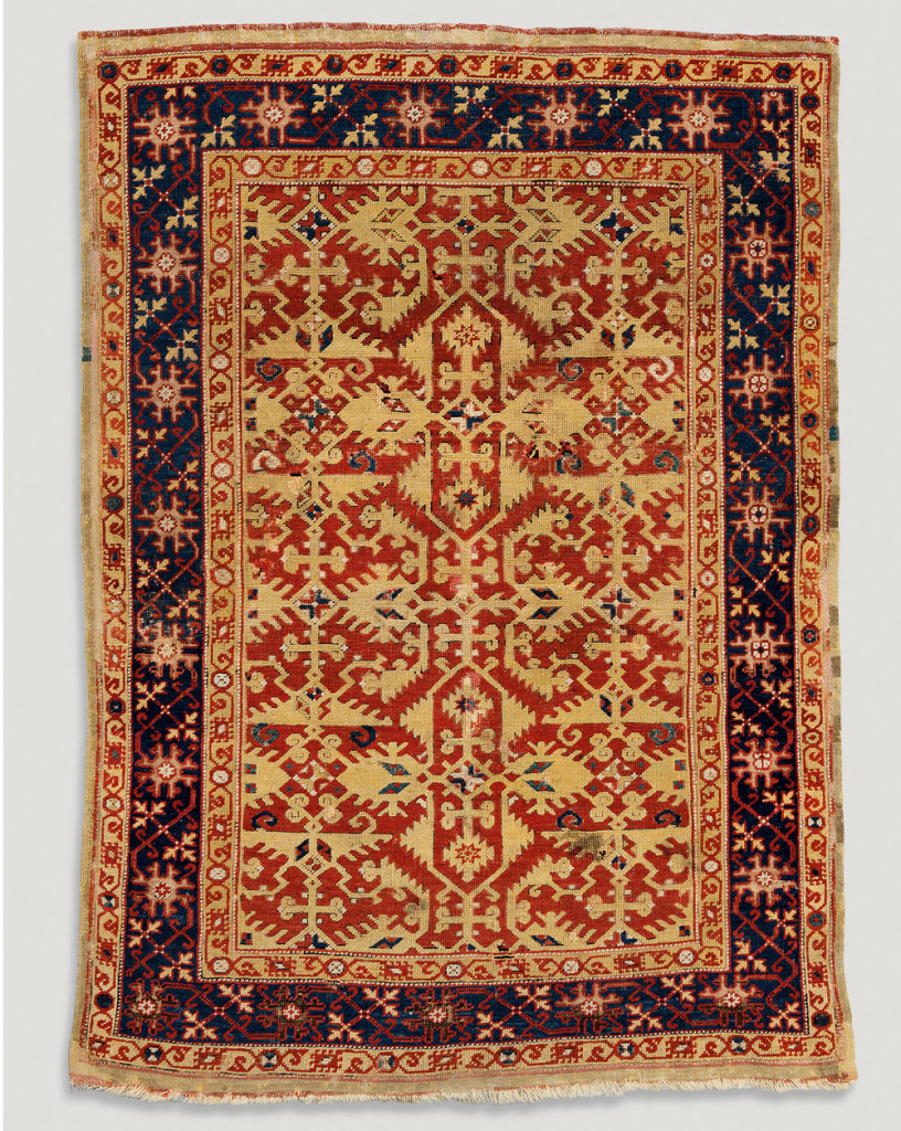 Lotto arabesque rug, Ushak, west Anatolia, Ottoman period, early 17th century