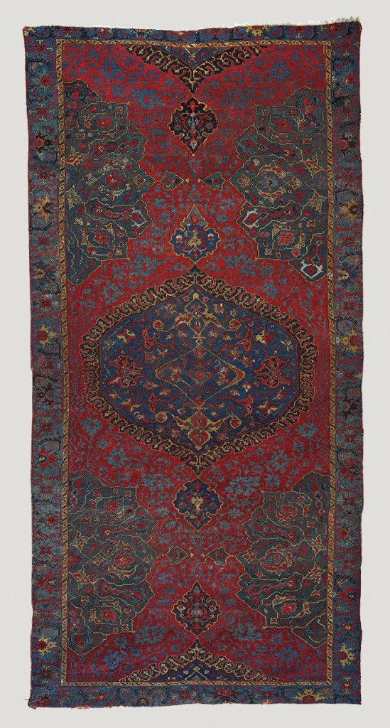 Large-medallion Ushak carpet, west Anatolia, Ottoman period, 17th century