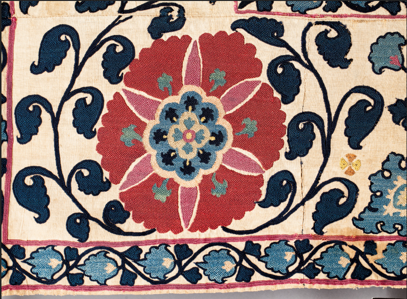 Detail of a Bukhara (?) suzani