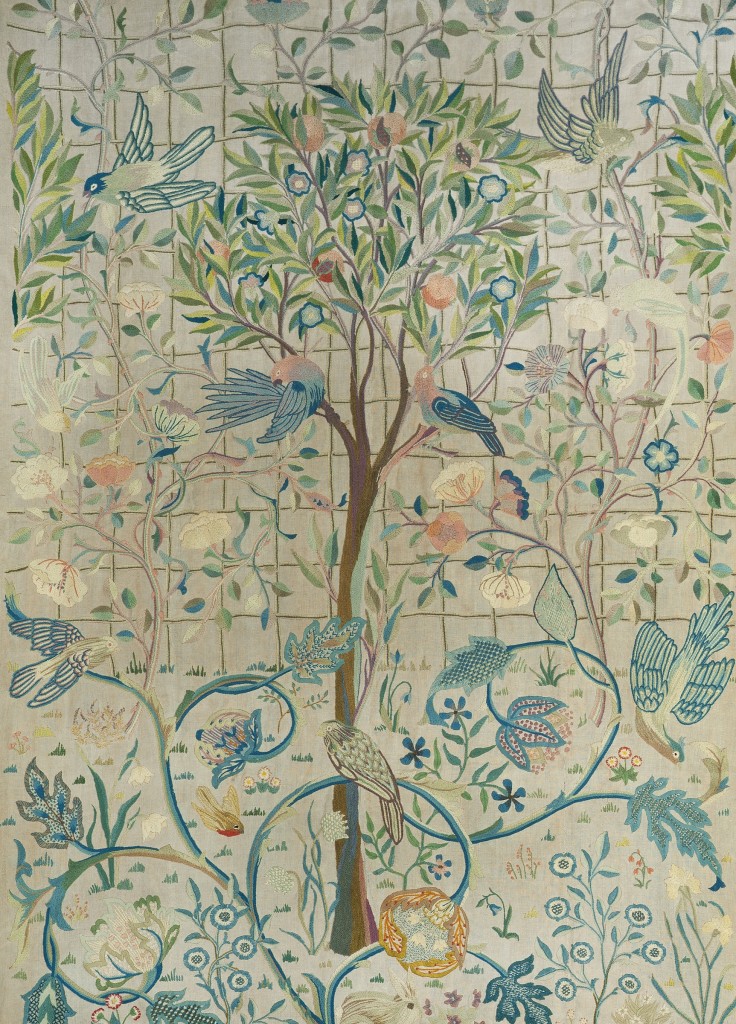 May Morris (1862-1938) A Pair of Hanging Panels a