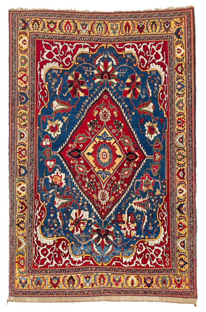 Lot 147. Qashqa'i Kashkuli rug, southwest Persia, late 19th century. Estimate €26,000