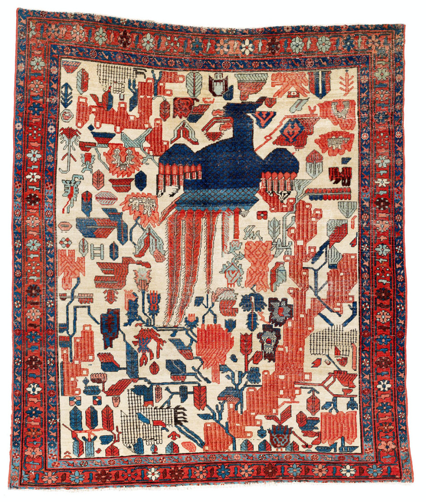 Lot 122. Bakhshaish rug, northwest Persia, mid-19th century. Estimate €12,000