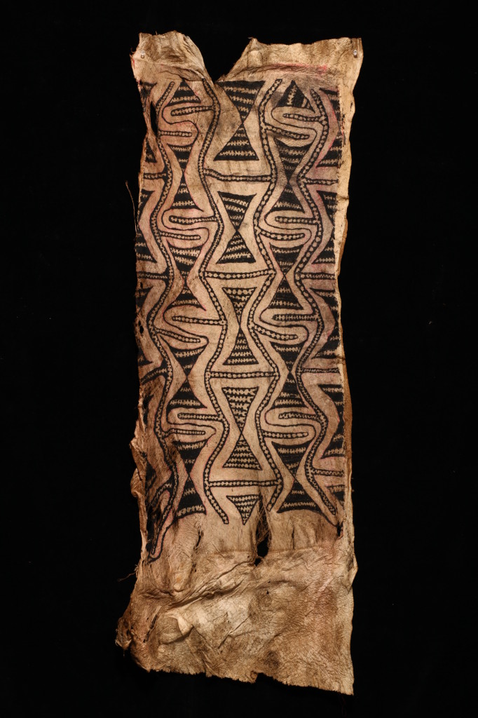 Tapa (bark cloth) panel, possibly for a Fire Dance mask, Baining people, East New Britain, Papua New Guinea, Melanesia,  before 1950, 5109.
