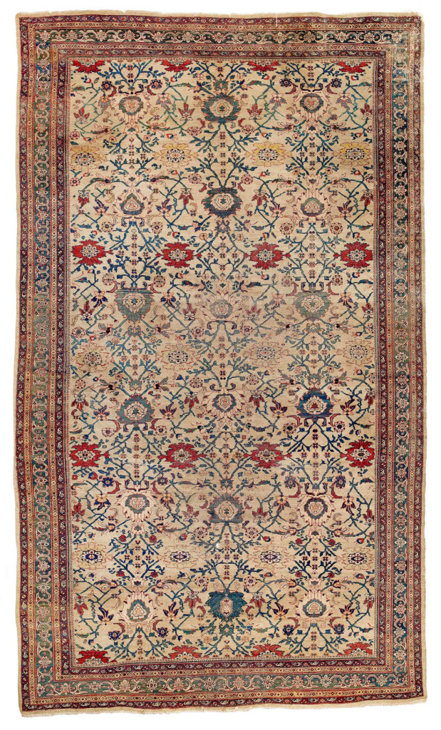 Lot 115. Mahal carpet. sold for €10,980