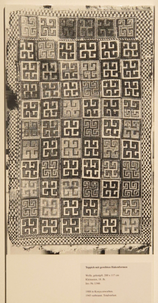 Inv. Nr. I 946. Kurdish carpet (192 x 116 cm), seventeenth or eighteenth century. Acquired 1908 in Konya in Central Anatolia