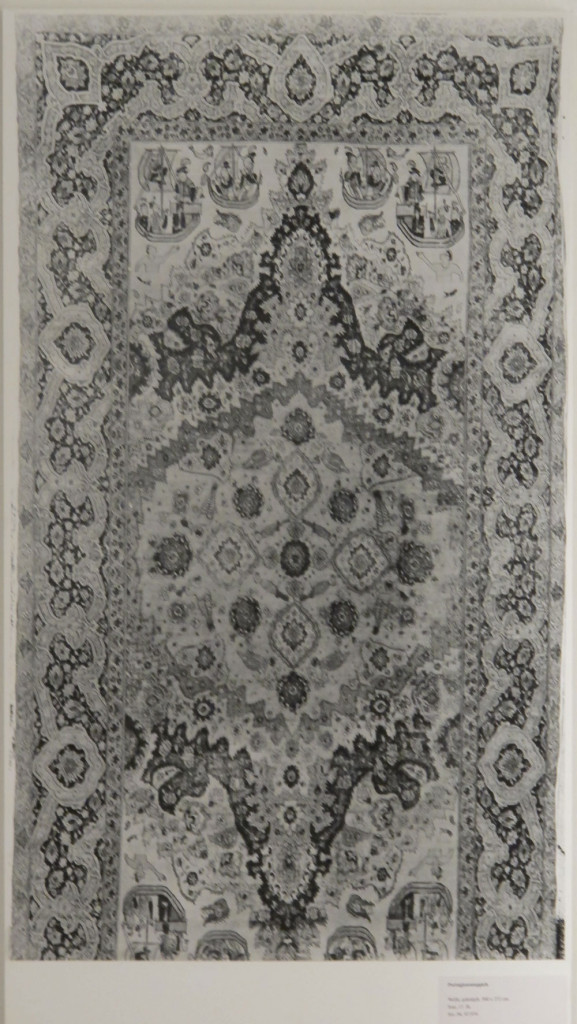 Inv. Nr. KGM  87,974. 'Portuguese' carpet (500 x 252 cm), Persia, seventeenth century. Acquired 1887 in Paris.