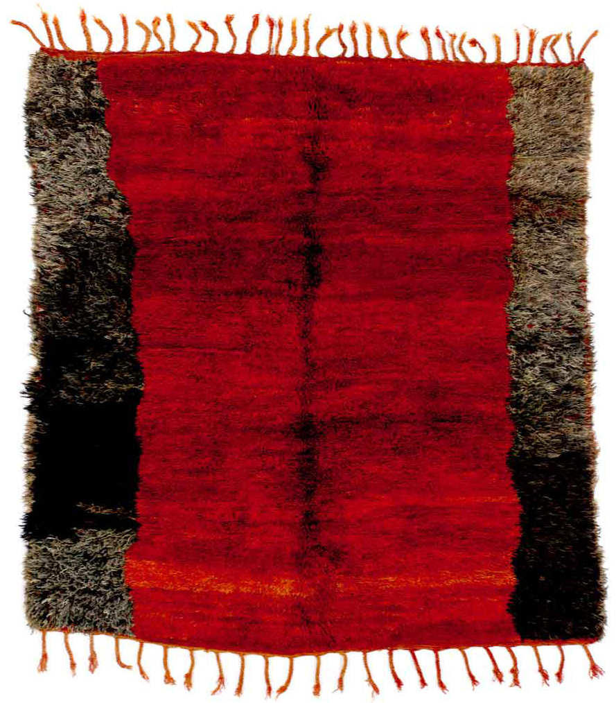 Beni Mguild rug, central Middle Atlas, Morocco, 20th century. Jürgen Adam Collection at The International Design Museum, Munich 