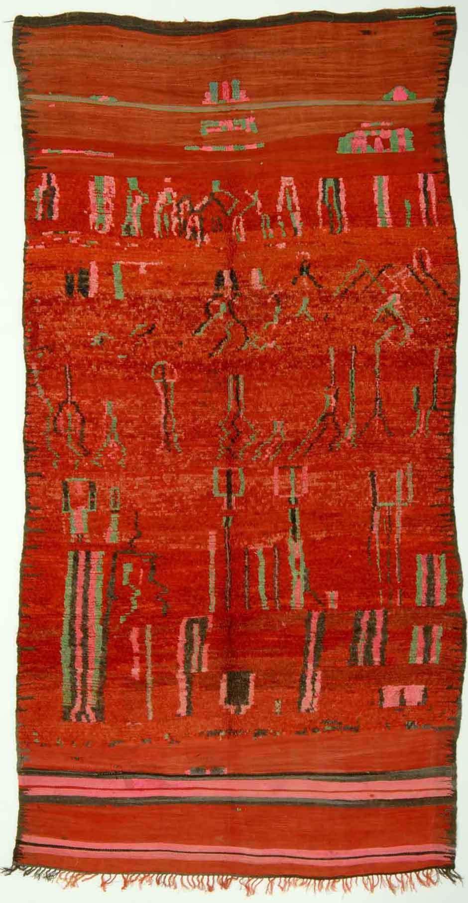 Rehamna carpet, Middle Atlas, Morocco, 20th century. Jürgen Adam Collection at The International Design Museum, Munich
