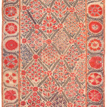 Nurata suzani, Uzbekistan, 19th century. 280 x 166 cm. Romain Zaleski collection
