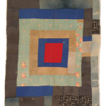 Susana Allen Hunter (1912–2005), Pig Pen Quilt, 1950–1955. Cotton and denim The Henry Ford, 2006.79.25 From the Collections of The Henry Ford, Dearborn, Michigan Improvisation in the Deep South: Quilts exhibition in Michigan
