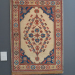 This exceptional carpet is a totem for the Ottoman period rugs woven in Anatolia during the 17th century that survive in great numbers in the Protestant churches of Transylvanian. Double niche white ground Transylvanian rug, 17th century, west Anatolia. Gallery Moshe Tabibnia, Milan