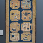 'Hundred Antiques' carpet, Ningxia, 18th century, northwest China. Gallery Moshe Tabibnia, Milan