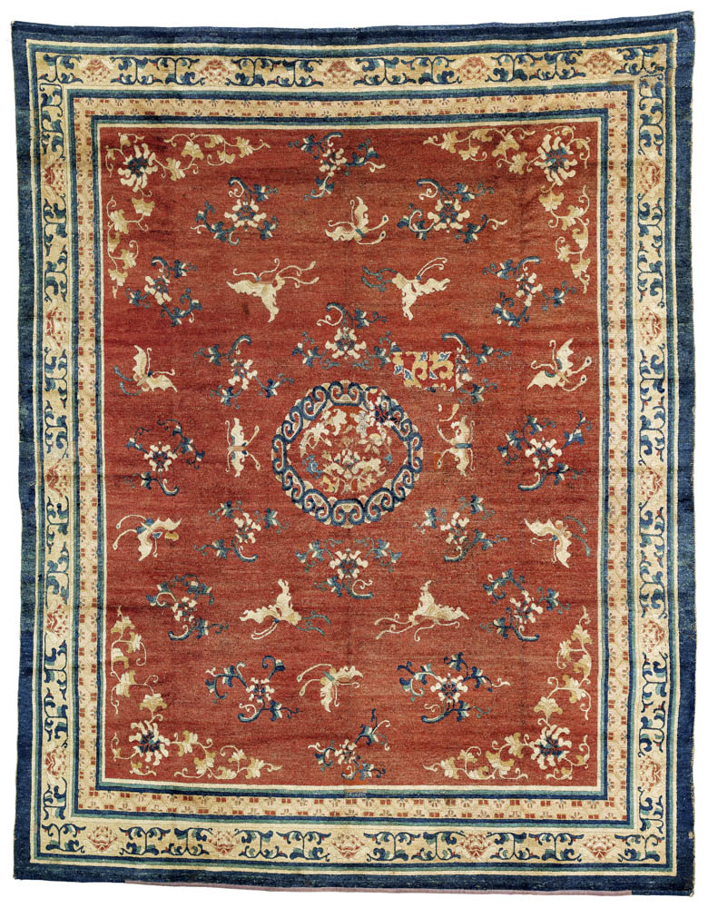 Ningxia carpet, northwest China, second half 18th century. 251 x 315 cm. Rippon Boswell, Wiesbaden, 30 November 2013, lot 151, estimate €24,000