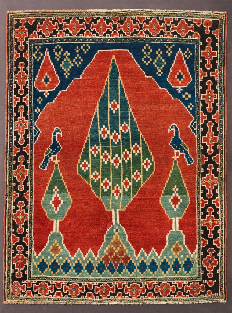 Caucasian Prayer rug, 3rd quarter 19th century. peter pap
