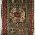 Lot 819, Karatchoph Kazak rug, Caucasus, mid 19th century, 7 ft. 9 in. x 5 ft. 1 in. Estimate $3,000-5,000
