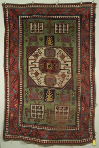 Lot 819, Karatchoph Kazak rug, Caucasus, mid 19th century, 7 ft. 9 in. x 5 ft. 1 in. Estimate $3,000-5,000