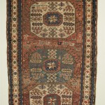 Lot 829, Armenian inscription rug, dated 1889, 7 ft. 6 in. x 4 ft. 3 in. Estimate $1,000-1,500
