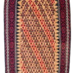 Lot 101: Balouch sofreh, Persia circa 1900, 6ft. x 2ft. 11in. Estimate: € 1,200 – 1,600