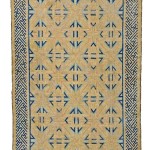 Lot 220: Ningxia rug, China circa 1700, 7ft. 10in x 4ft. 3in. Estimate: € 15,000 – 20,000