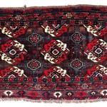 Lot 85: Arabatchi chuval, Turkmenistan first half 19th century, 5ft. x 3ft. Estimate: € 10,000 – 12,000