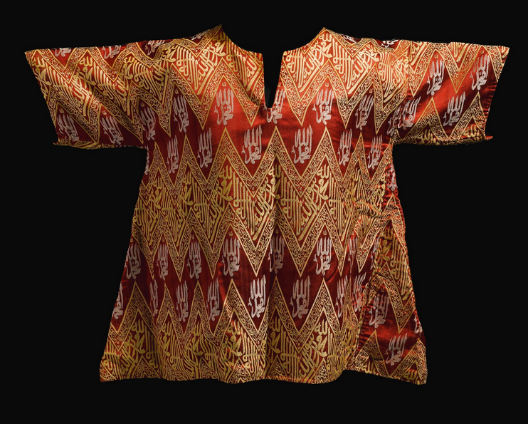 Lot 27, An Ottoman silk Talismanic Shirt, Turkey, 19th Century Estimate £8,000 — 10,000