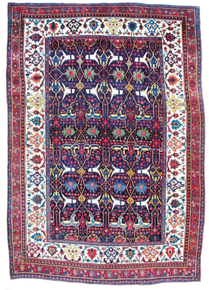 Lot 238<br> Gerus carpet, Persia circa 1880<br> Estimate: € 12,000 – 15,000
