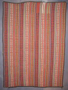 Jajim (blanket), late 19th century. Made from 6 parts Northwest-Persia, Azerbaijan 137 x 210 cm. 100 Kilims, Neiriz Collection, Halle