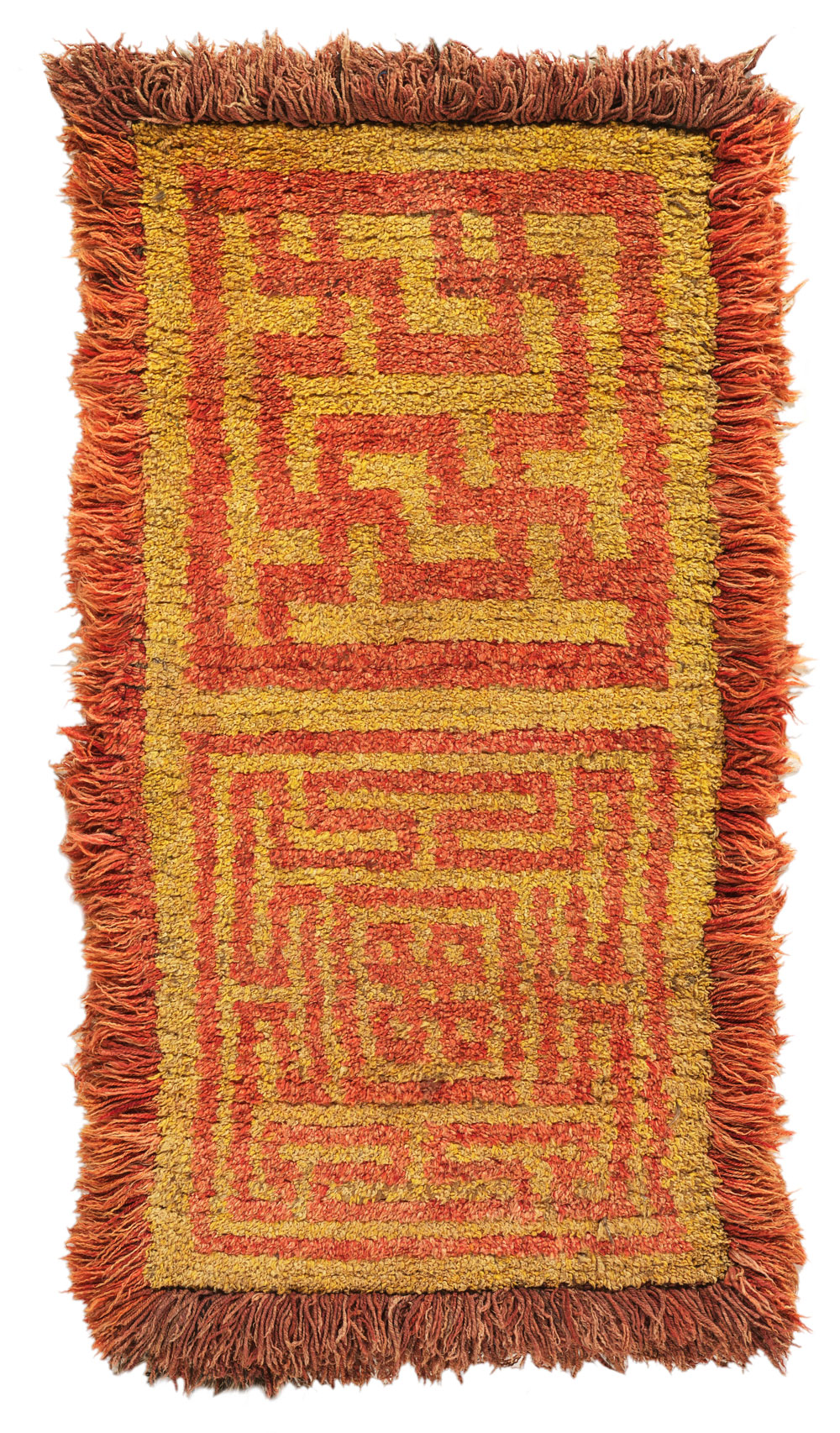 Wangden warp face back rug, 19th century, 160 x 76 cm