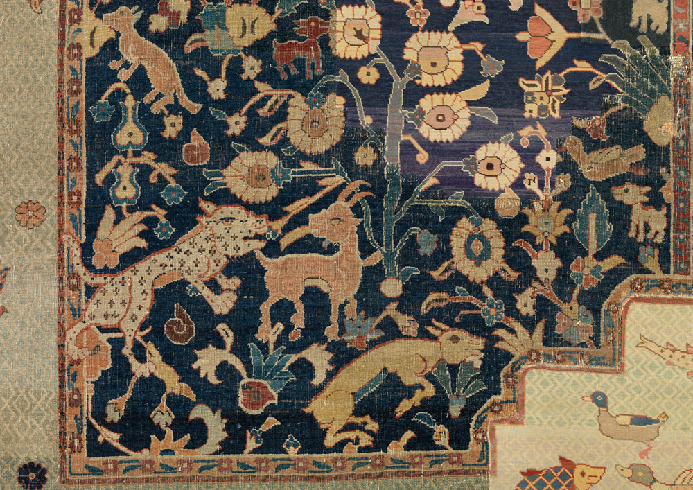 Wagner Garden Carpet (detail), The Burrell Collection