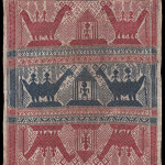 Tampan, ceremonial gift exchange cloth, Lampung, South Sumatra, 1850-1900, Samyama, Woven Connections