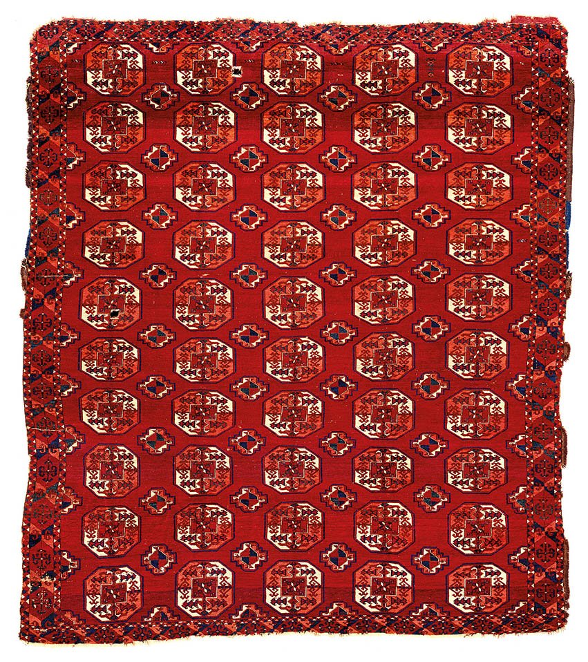 Saryk Turkmen main carpet, 18th century or earlier, Austria Auction Company