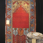 Ladik prayer rug, central Anatolia, 19th century, Ramezani, London, HALI at Olympia