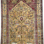 Lot 7072 Silk Mohtashem Kashan rug, 19t h century. Henrys Auktionshaus, 11 June, estimate €2,000.