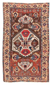 Kurdish carpet, Kurdistan, ca. 1800, 8ft. 2in. x 5ft. 1in. Lot 192, Austrian Auction Company, 19th November, estimate: € 8.000 – 12.000