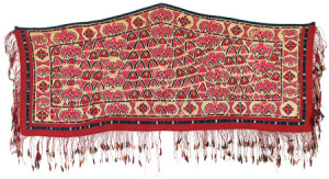 Embroidered Tekke Asmalyk, Central Asia, West Turkestan, first half 19th century. Rippon Boswell, Wiesbaden, 3 December, lot 79, 60 x 138 cm, estimate €15,000.00