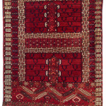 Tekke Ensi, Central Asia, West Turkestan, mid-19th century. Rippon Boswell, Wiesbaden, 3 December, lot 122, 160 x 113 cm, estimate €8,500.00