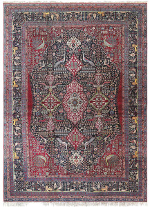 Kirman rug, Persia, 19th century. Franco Dell'Orto