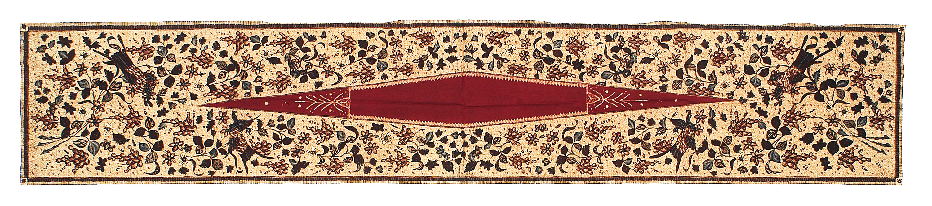 Batik kemben, central Java, Indonesia, 20th century. 0.51 x 2.81 m (1' 8" x 9' 3"). Textile Museum, Jakarta, Gift of Rudolf Smend
