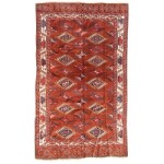 Yomut Main Carpet, Turkmenistan, second half 19th century. 300 x 180 cm (9ft. 10in. x 5ft. 11in.). Austrian Auctions, Vienna, 22 April, Lot: 239, Estimate: € 8.000 – 10.000