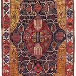 A Large Inscribed Bakhtiari Carpet