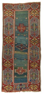 Lot 10 Anatolian carpet, 18th century, est. £15-20,000, sold for £25,000 ($32,870). Sotheby’s London, Rugs and Carpets, 7 November 2017