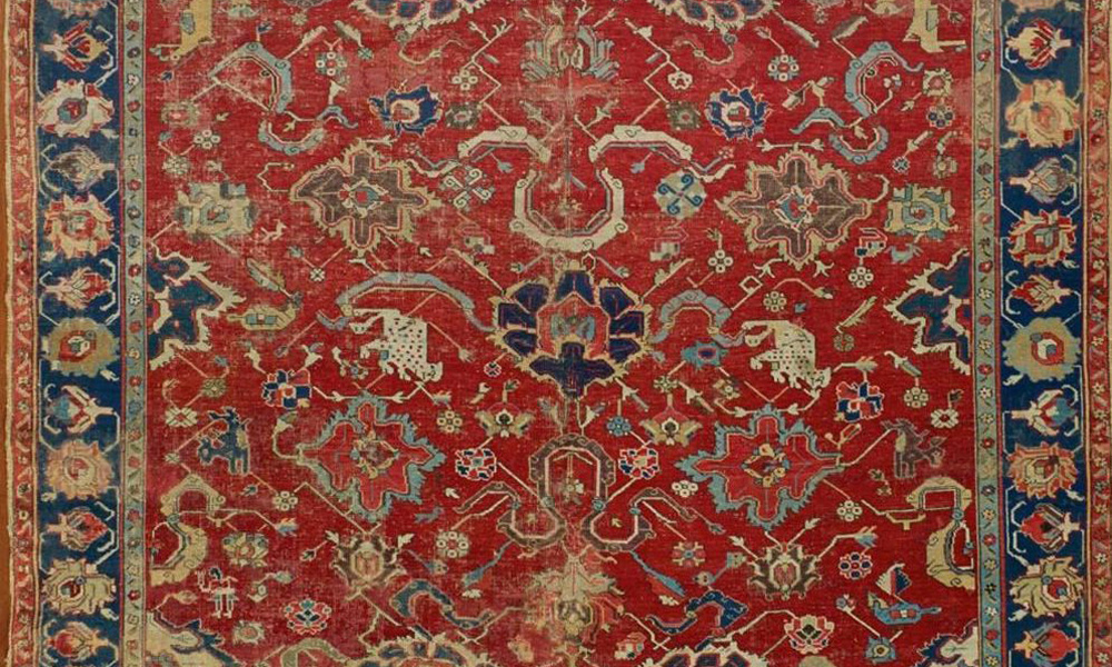 Safavid carpet (detail), northwest Persia, ca. 1700, Milani, Paris