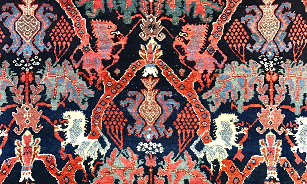 Bijar rug (detail), Serkan Sari, Karlsruhe 