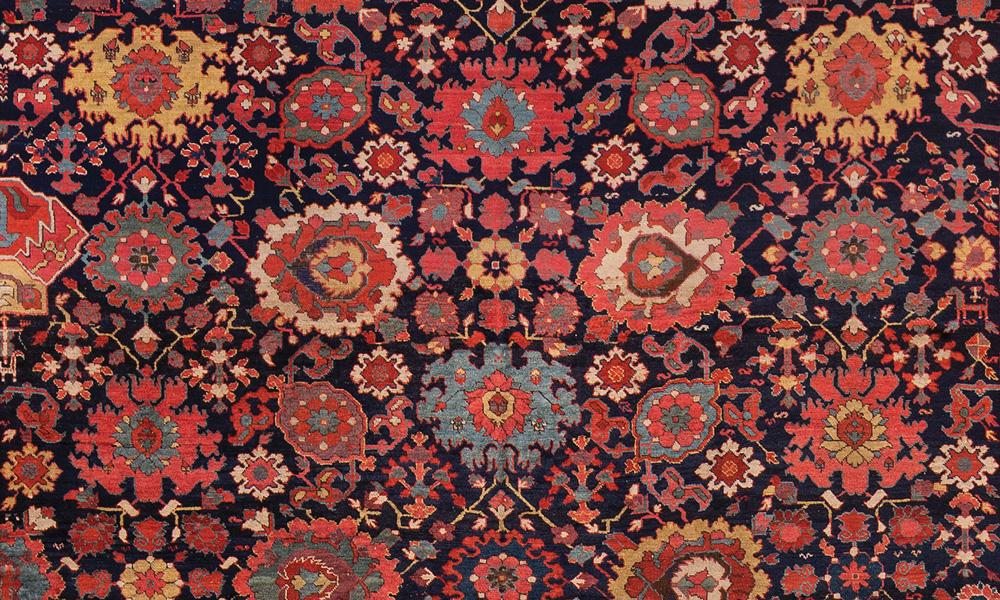 North-west Persian harshang carpet (detail), 18th century. 2.77 x 7.09 m (9' 1" x 23' 3")