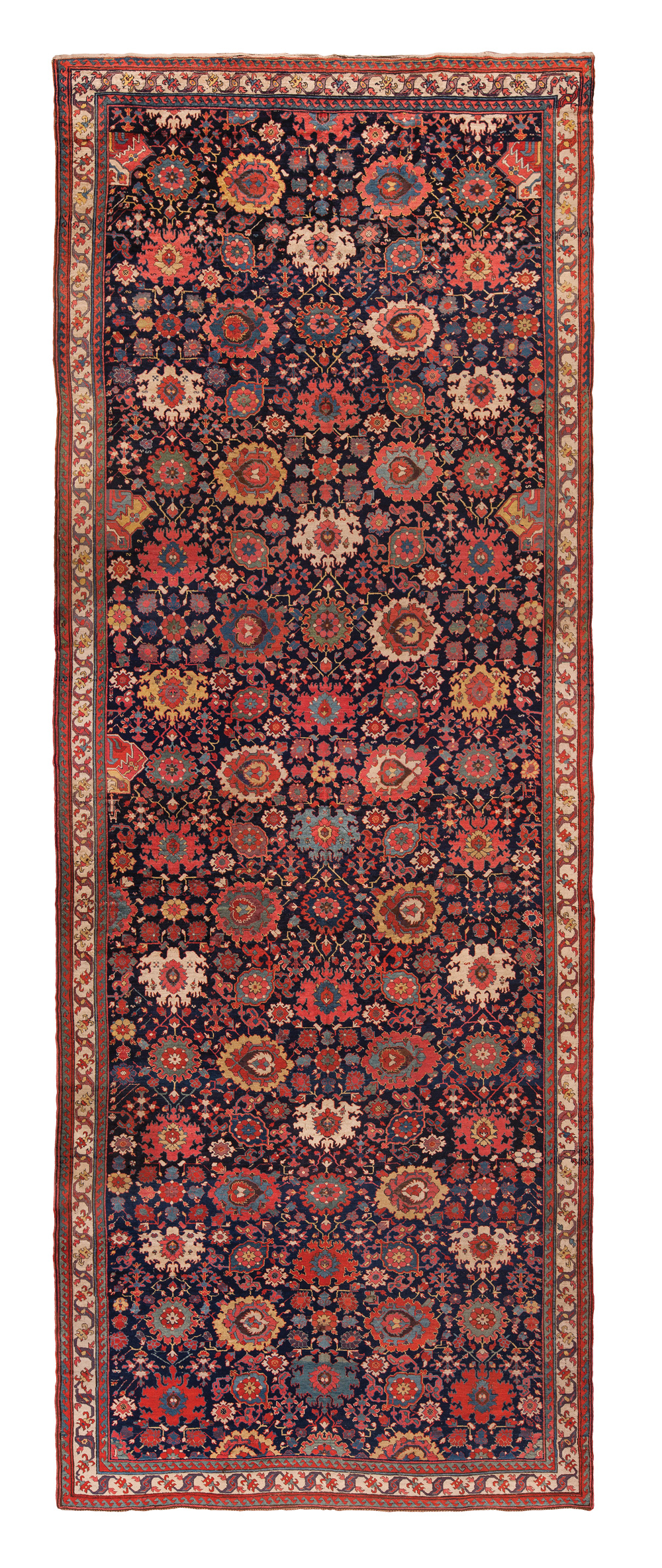 North-west Persian harshang carpet, 18th century. 2.77 x 7.09 m (9' 1" x 23' 3")