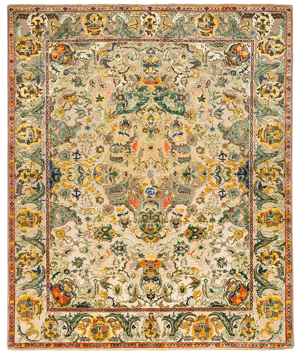  Skull One carpet, Polonaise collection, Jan Kath 3  Kotan Qianlong Sky carpet, East collection, Jan Kath 